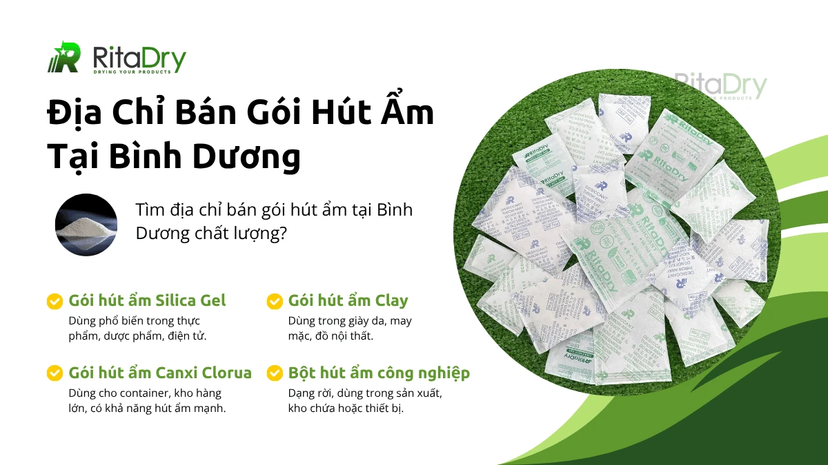 Địa Chỉ Bán Gói Hút Ẩm Tại Bình Dương Uy Tín
