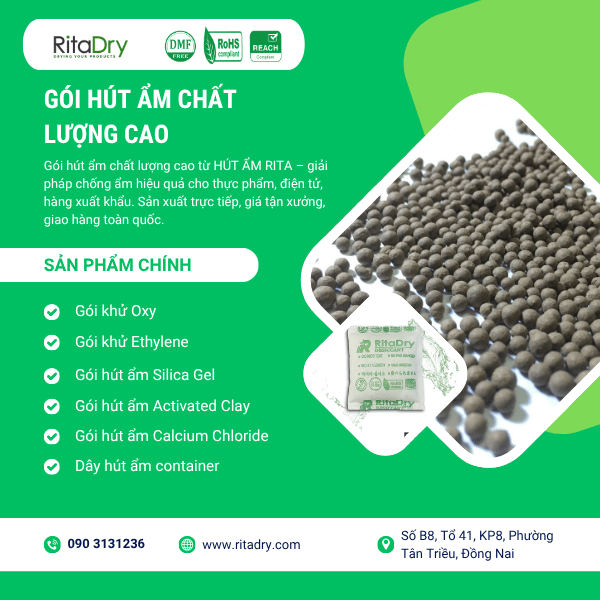 Gói hút ẩm chất lượng cao