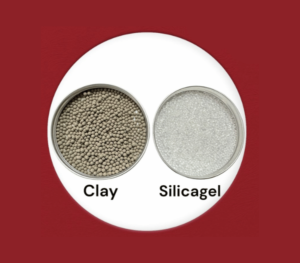 Phân biệt Silica gel và Clay